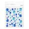 Blue Mixed Gem Bling Sticker Sheet By Recollections™